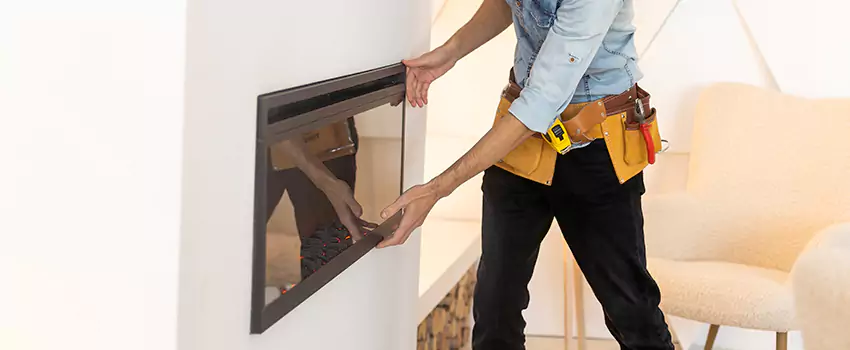 Metal Fireplace Installation in Temple Terrace, Florida